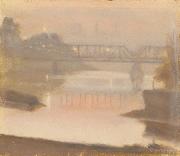 Clarice Beckett The Yarra oil painting